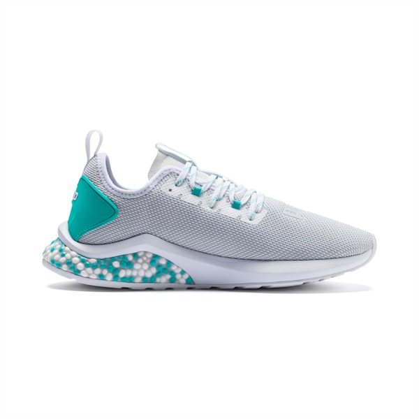 HYBRID NX Men’s Running Shoes, Puma White-Blue Turquoise, extralarge