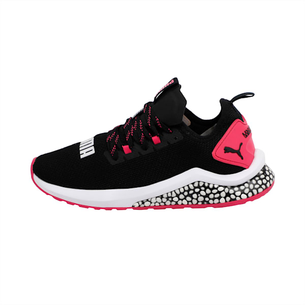 Hybrid NX Women's Running Shoes, Puma Black-Fuchsia Purple, extralarge-IND
