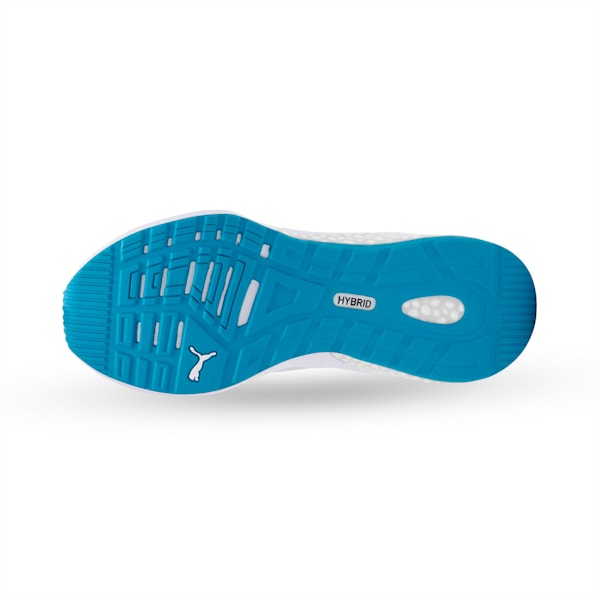Hybrid NX Women's Running Shoes, Puma White-Caribbean Sea, extralarge-IND