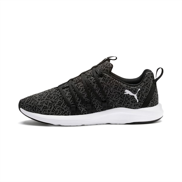 Prowl Alt Knit Women's Training Shoes, Puma Black-Puma White, extralarge