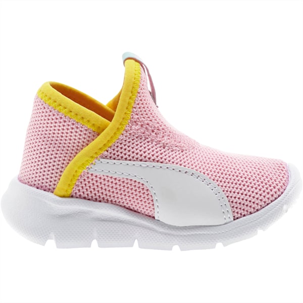 Bao 3 Sock Toddler Shoes, Pale Pink-Puma White-Blazing Yellow, extralarge