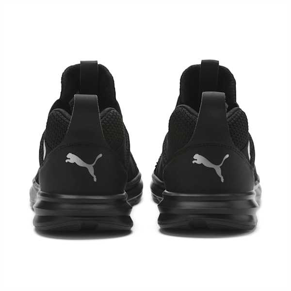 Enzo Weave Kids' Running Shoes, Puma Black-Puma Silver, extralarge-AUS