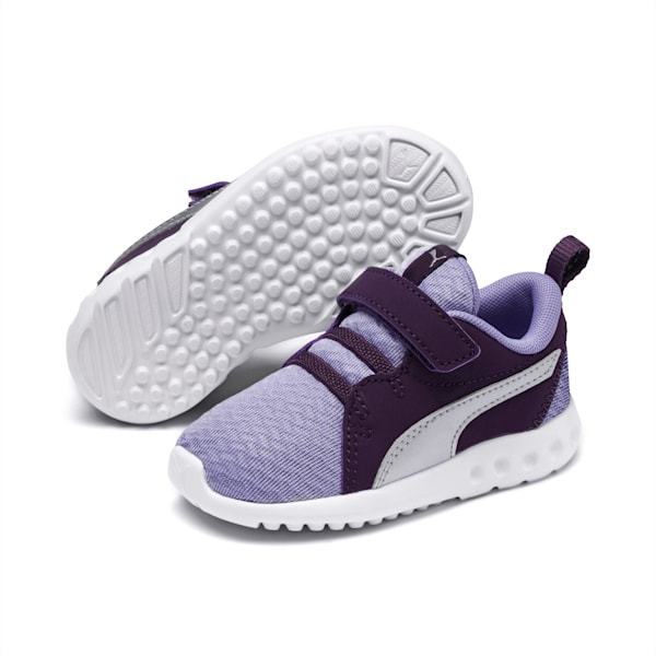 Carson 2 Metallic Toddler Shoes, Sweet Lavender-Indigo, extralarge