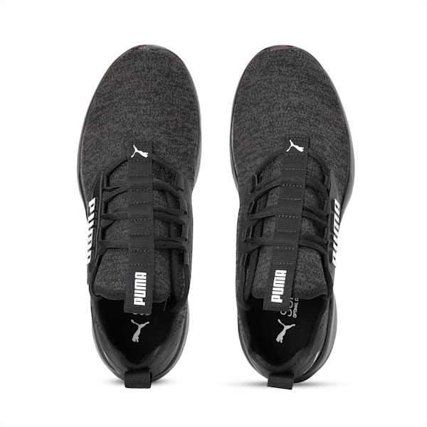 Retaliate Knit SoftFoam Men's Running Shoes, Puma Black-Puma White, extralarge-IND