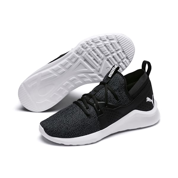 Emergence Men's Running Shoes, Puma Black-Puma White, extralarge-AUS