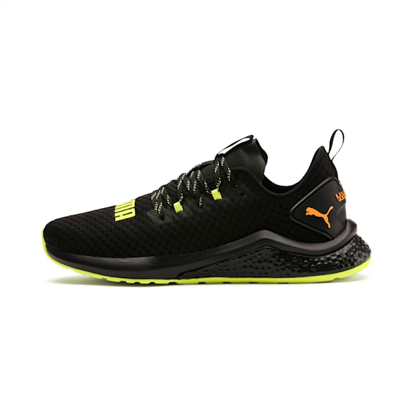 HYBRID NX Daylight Men’s Running Shoes, Puma Black-Fizzy Yellow-Orange Pop, extralarge