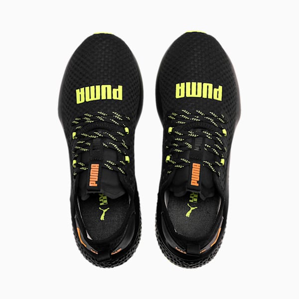 HYBRID NX Daylight Men’s Running Shoes, Puma Black-Fizzy Yellow-Orange Pop, extralarge