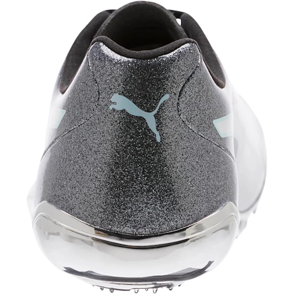 evoSPEED Electric 7 Sprint Men's Track Spikes, Steel Gray-Fair Aqua-Puma White, extralarge