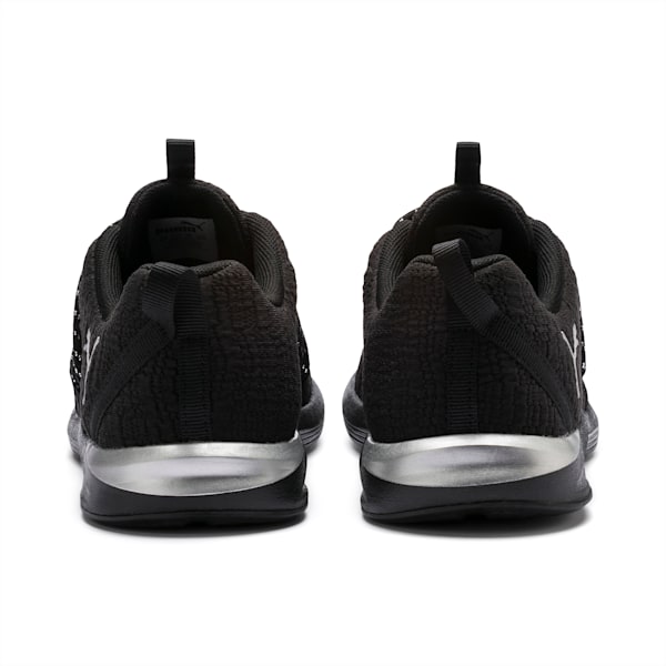 Prowl Alt Metallic Women's Training Shoes, Puma Black-Silver, extralarge