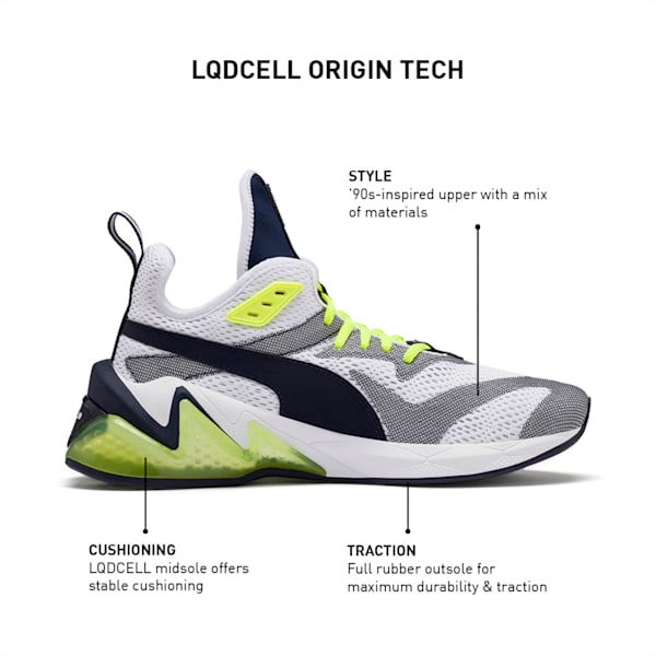 LQDCELL Origin Tech Men's Shoes, Puma White-Peacoat, extralarge-IND