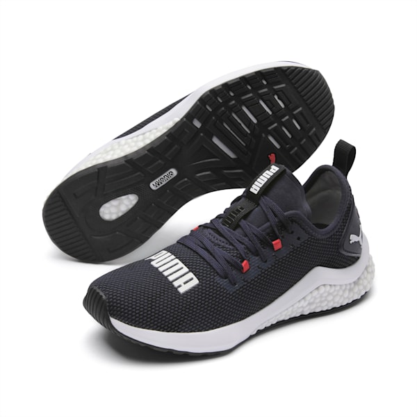 HYBRID NX Running Shoes JR, Peacoat-High Risk Red-Puma White, extralarge