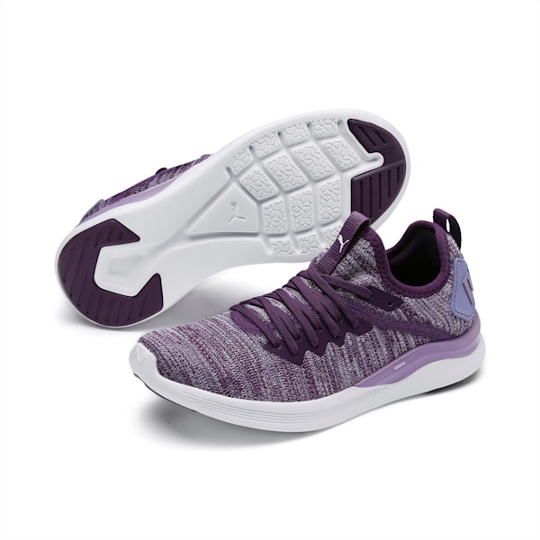 IGNITEFlashevoKnitMetallicJr, Sweet Lavender-White-Indigo, extralarge-IND