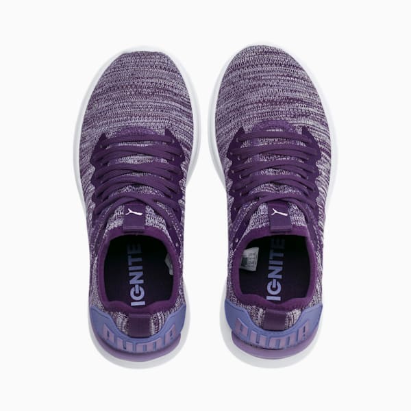 IGNITEFlashevoKnitMetallicJr, Sweet Lavender-White-Indigo, extralarge-IND