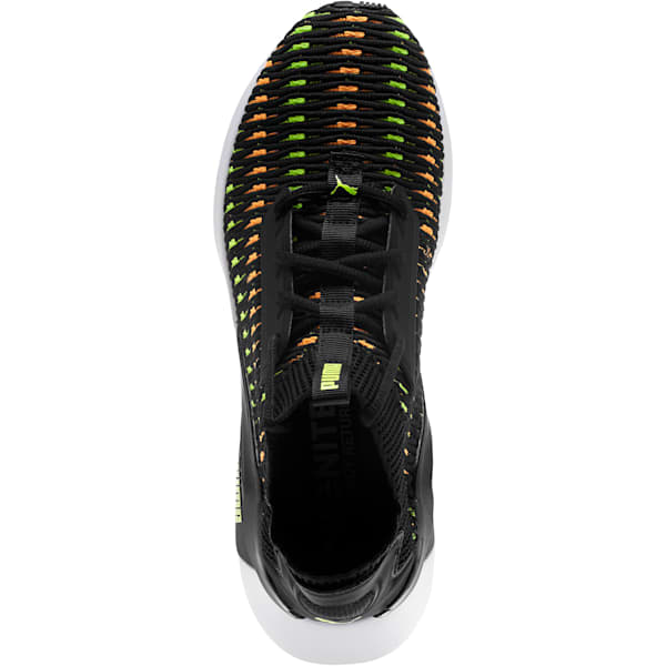 Puma black orange pop top