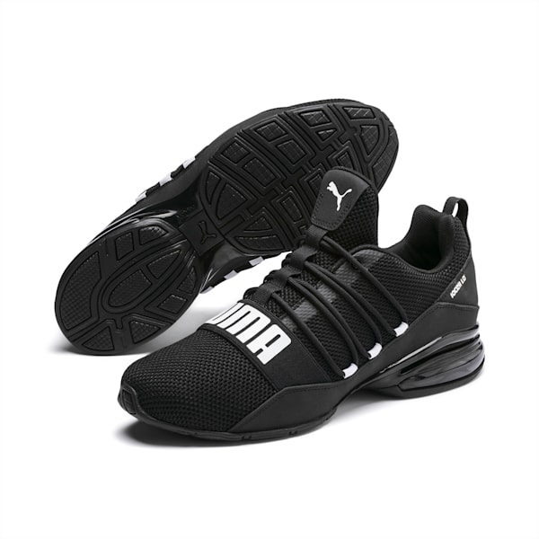 CELL Regulate Woven Men’s Running Shoes, Puma Black-Asphalt-Puma White, extralarge-IND
