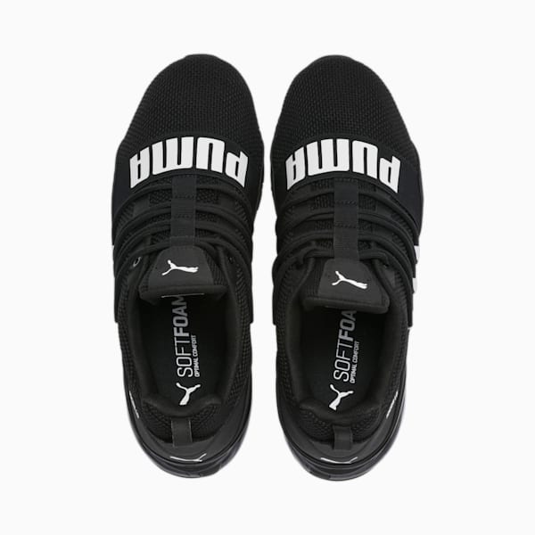 CELL Regulate Woven Men’s Running Shoes, Puma Black-Asphalt-Puma White, extralarge