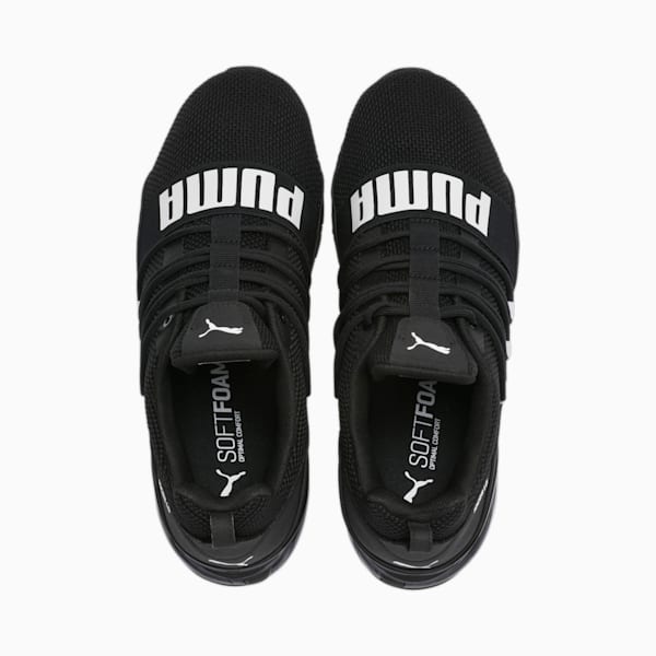 Zapatillas Cell Regulate Woven para hombre, Puma Black-Asphalt-Puma White, extralarge