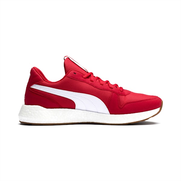 NRGY Neko Retro Men's Running Shoes, High Risk Red-Whisper White, extralarge-IDN