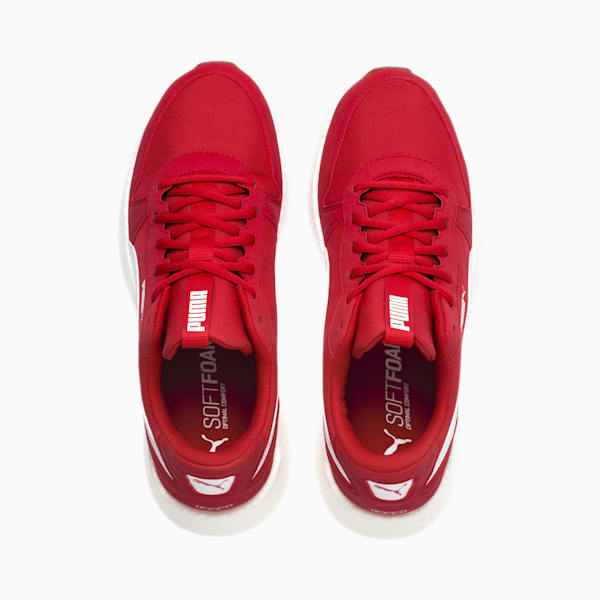NRGY Neko Retro Men's Running Shoes, High Risk Red-Whisper White, extralarge-IDN
