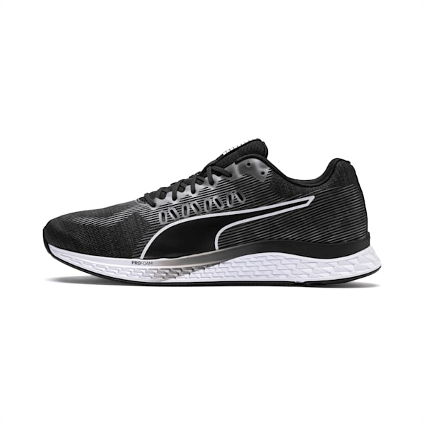 SPEED Sutamina Men's Running Shoes, Puma Black-Puma White, extralarge