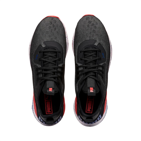 Cell Descend Shift Running Shoes, Puma Black-High Risk Red-Surf The Web, extralarge-IND