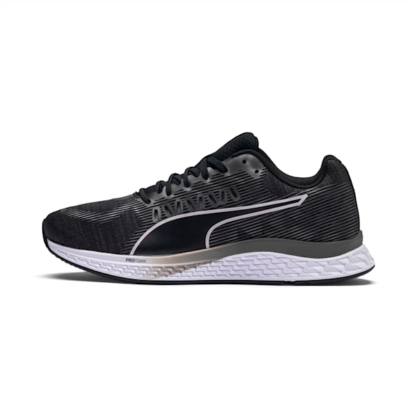 SPEED SUTAMINA para mujer, Puma Black-Fair Aqua-Puma White, extralarge