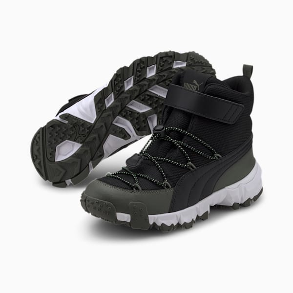 Maka V Sneakers Big Kids, Thyme-Puma Black, extralarge