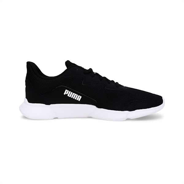 INTERFLEX SoftFoam+ Unisex Running Shoes, Puma Black-Puma White, extralarge-IND
