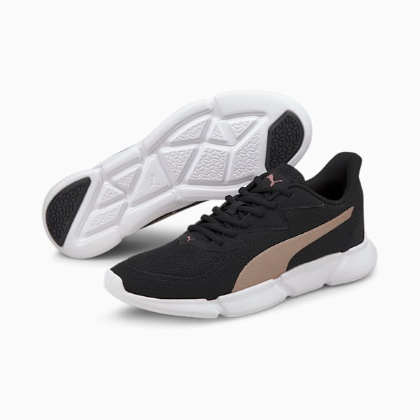 INTERFLEX SoftFoam+ Men's Running Shoes, Puma Black-Rose Gold-Puma White