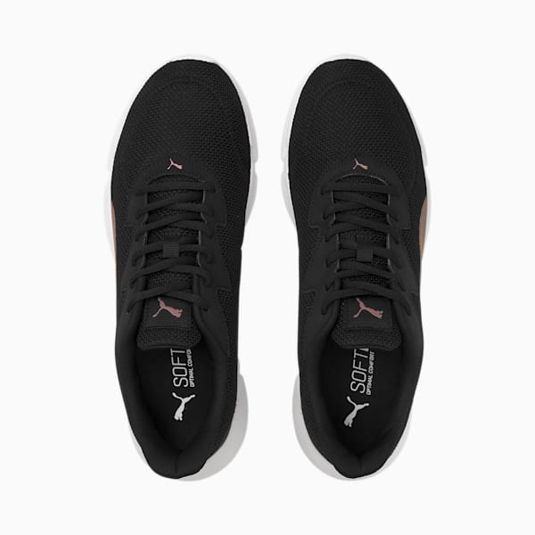 INTERFLEX SoftFoam+ Unisex Running Shoes, Puma Black-Rose Gold-Puma White, extralarge-IND