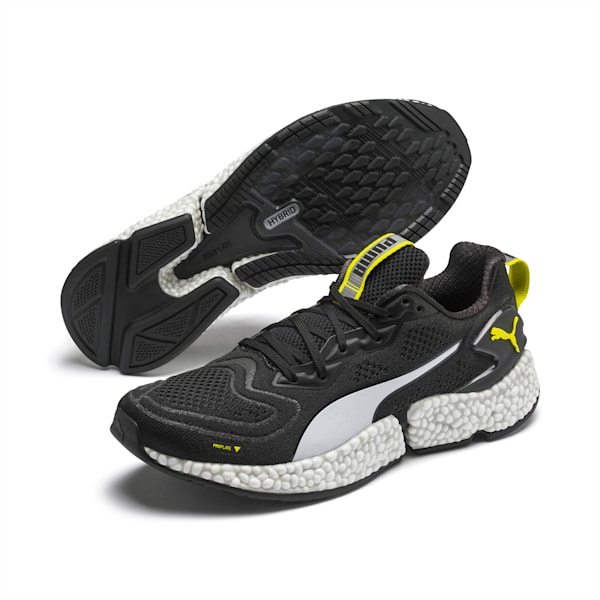 SPEED Orbiter Men's Running Shoes, Puma Black-Yellow Alert-Puma White, extralarge