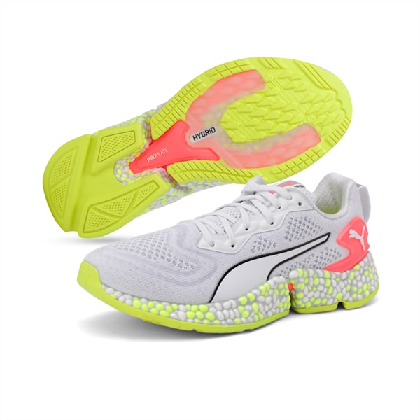 HYBRID SPEED Orbiter Women's Running Shoes, Puma White-Yellow Alert, extralarge-IND