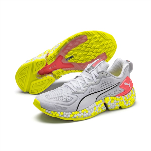 SPEED Orbiter Women's Running Shoes, Puma White-Yellow Alert, extralarge