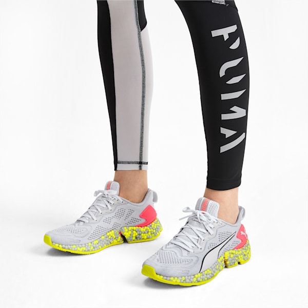 HYBRID SPEED Orbiter Women's Running Shoes, Puma White-Yellow Alert, extralarge-IND