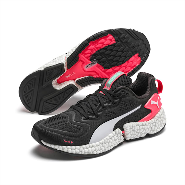 SPEED Orbiter Women's Running Shoes, Puma Black-Pink Alert-Green Glimmer, extralarge