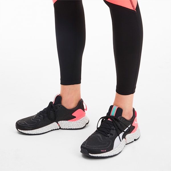 SPEED Orbiter Women's Running Shoes, Puma Black-Pink Alert-Green Glimmer, extralarge