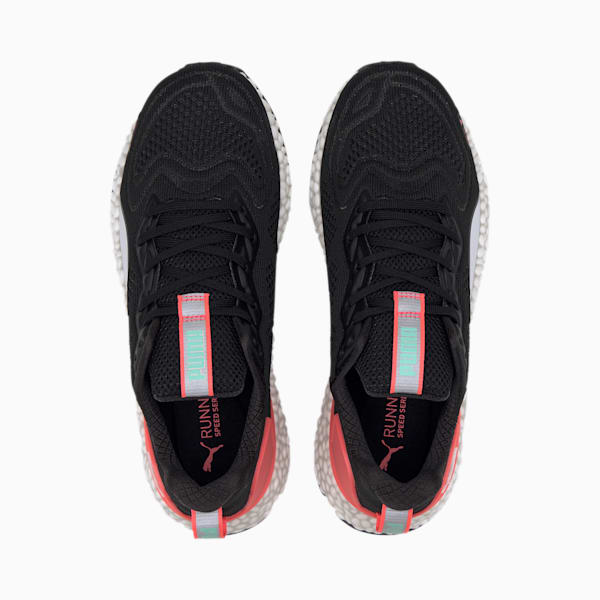 SPEED Orbiter Women's Running Shoes, Puma Black-Pink Alert-Green Glimmer, extralarge