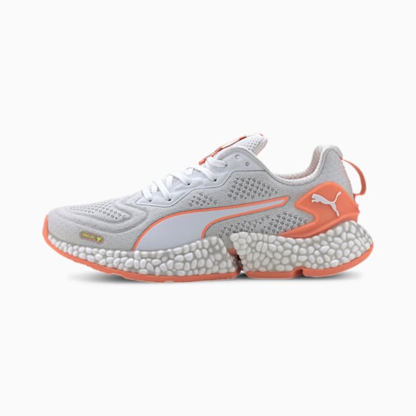 SPEED Orbiter Women's Running Shoes, Puma White-Yellow Alert-Fizzy Orange, extralarge