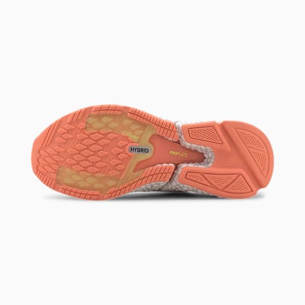 SPEED Orbiter Women's Running Shoes, Puma White-Yellow Alert-Fizzy Orange, extralarge