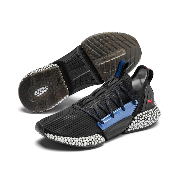 HYBRID Rocket Aero Men's Running Shoes, Puma Black-Galaxy Blue, extralarge