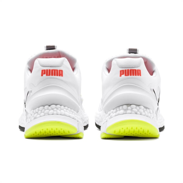 HYBRID Sky Men's Running Shoes, Puma White-Puma Black-Nrgy Red, extralarge