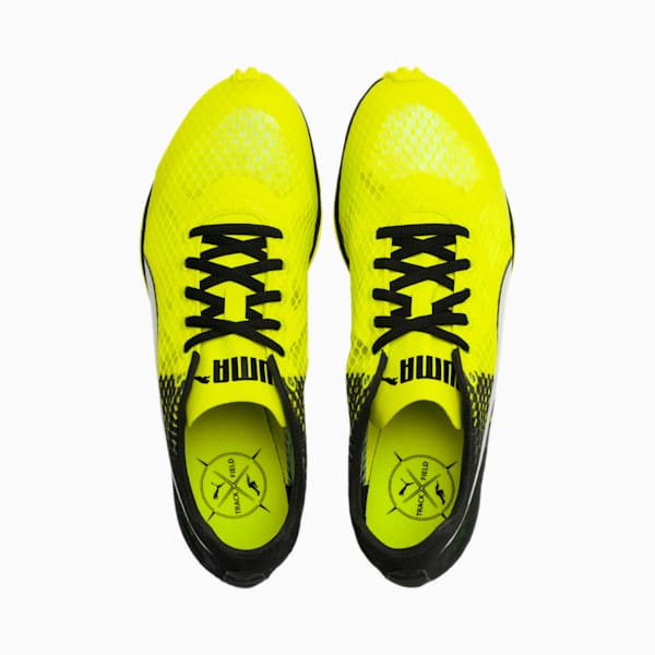 evoSPEED Haraka 6 Distance Track Spikes, Yellow Alert-Puma Black-Puma White, extralarge