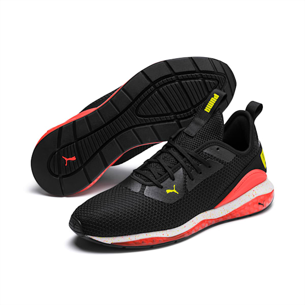 CELL Descend Weave Men’s Training Shoes, Puma Black-Nrgy Red-Yellow Alert, extralarge