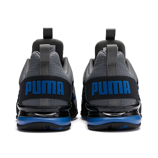 Axelion Rip Men's Running Shoes, CASTLEROCK-Puma Black-Galaxy Blue, extralarge-IND