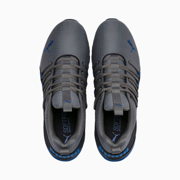 Axelion Rip Men's Running Shoes, CASTLEROCK-Puma Black-Galaxy Blue, extralarge-IND