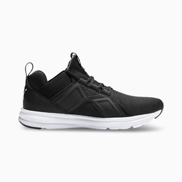 Enzo Sport Men's Running Shoes, Puma Black-Puma White, extralarge-IND