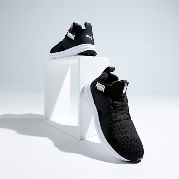 Puma men's enzo black running shoes shop