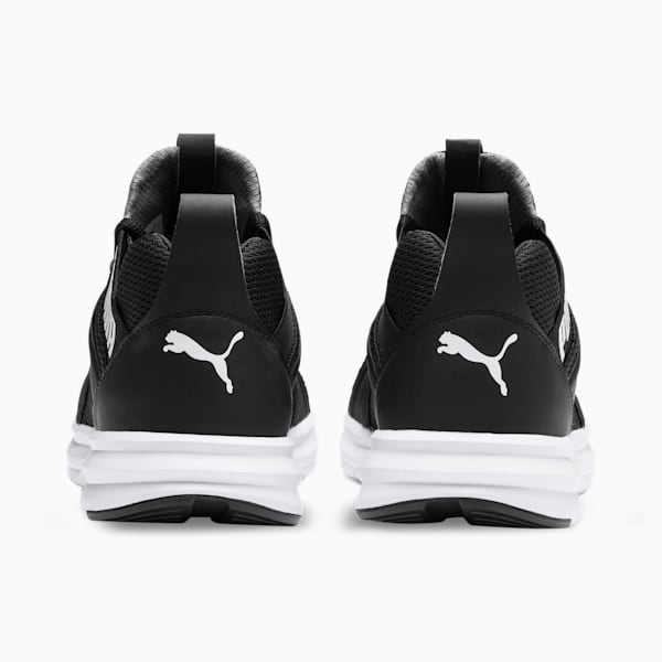 Enzo Sport Men's Running Shoes, Puma Black-Puma White, extralarge-IND