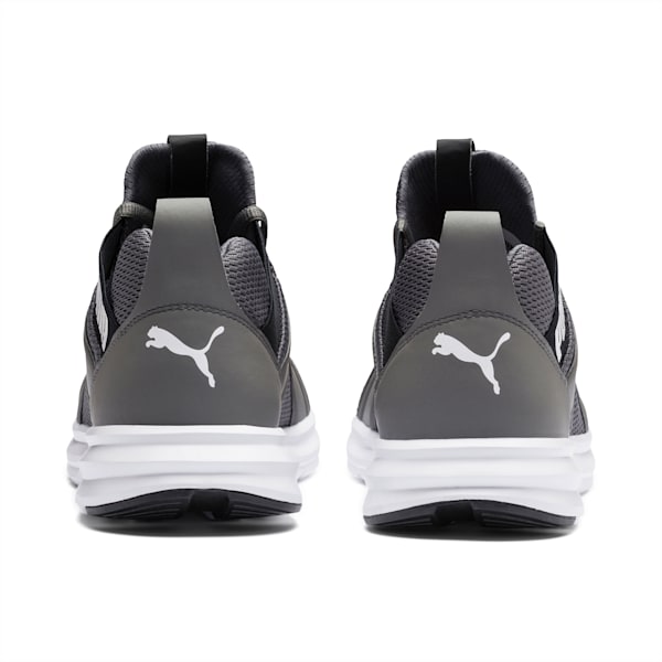 Enzo Sport Men's Running Shoes, CASTLEROCK-Puma Black-Puma White, extralarge-IND