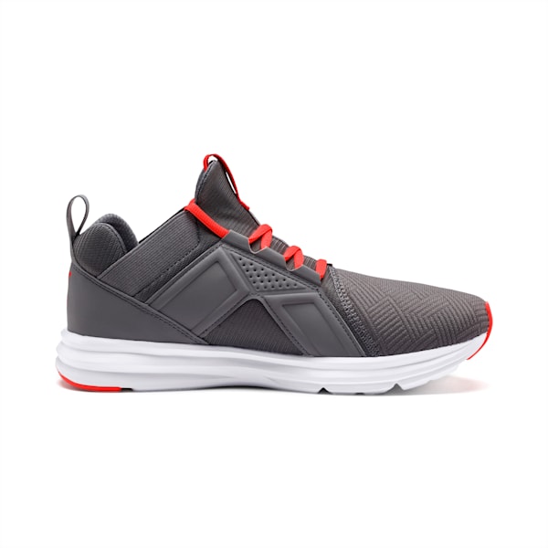 Enzo Geo Men’s Sneakers, CASTLEROCK-Nrgy Red, extralarge